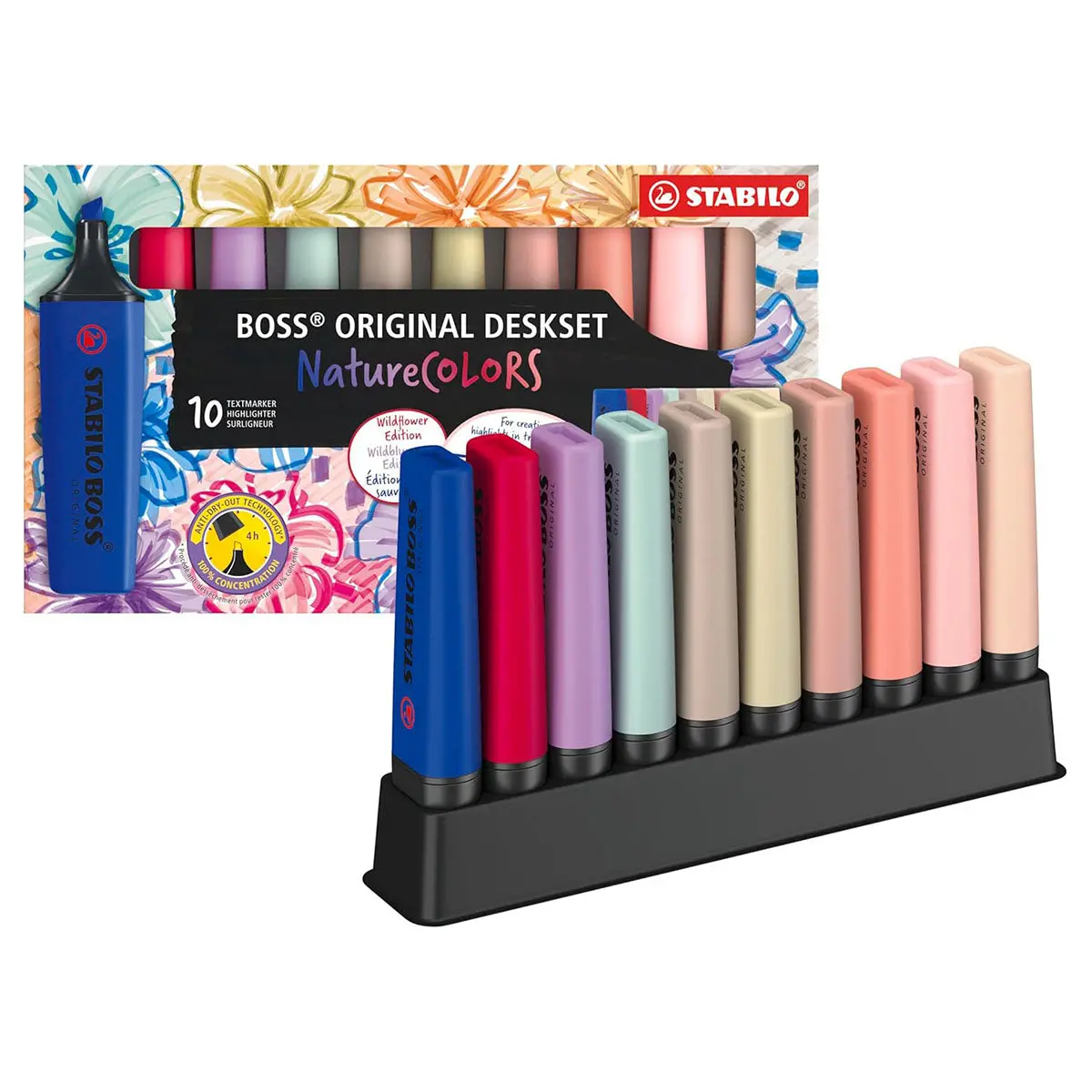 Stabilo Boss Original Deskset Naturecolors Highlighters (10 Pack) 2