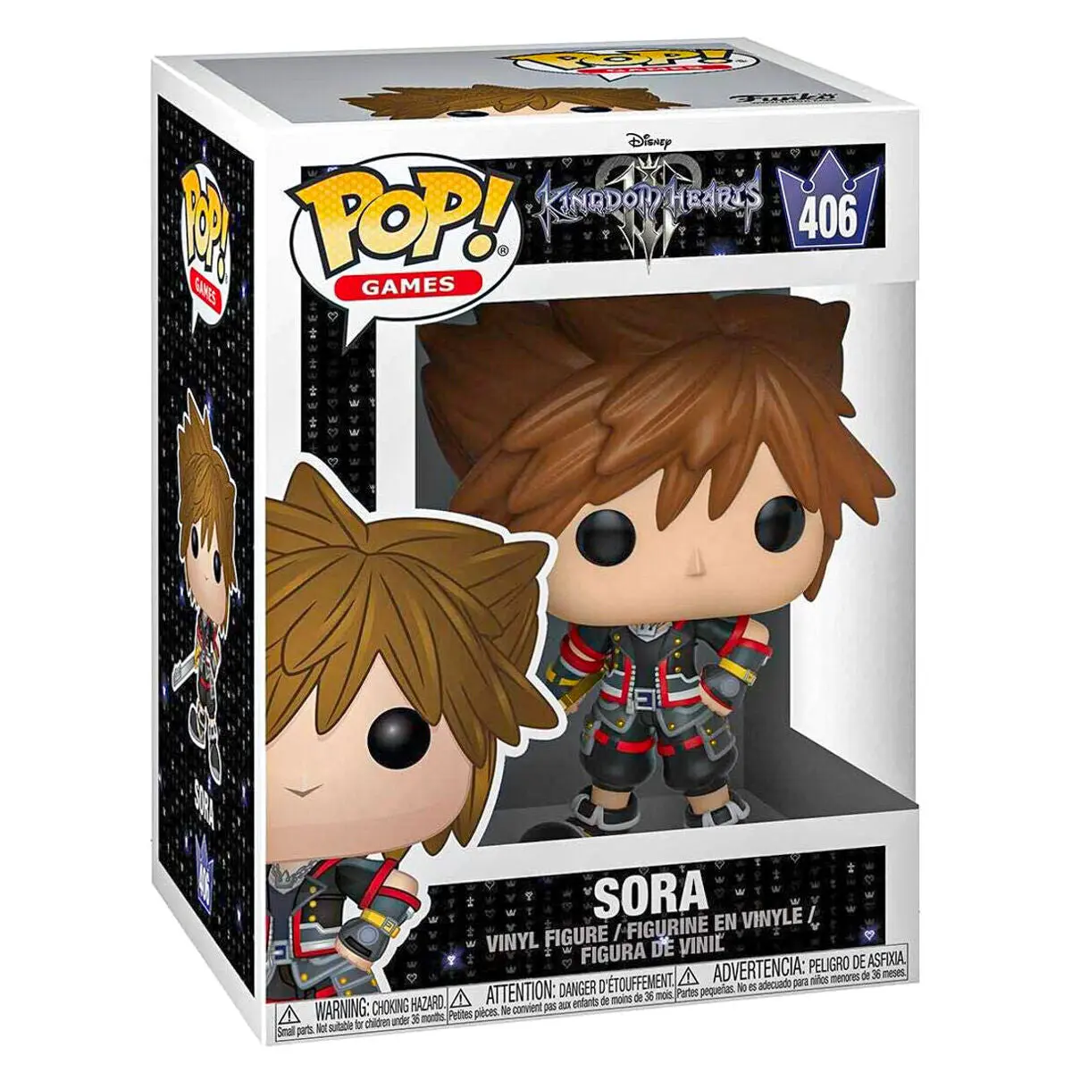 Funko Pop! Games: Kingdom Hearts Iii Sora Vinyl Figure #406 1