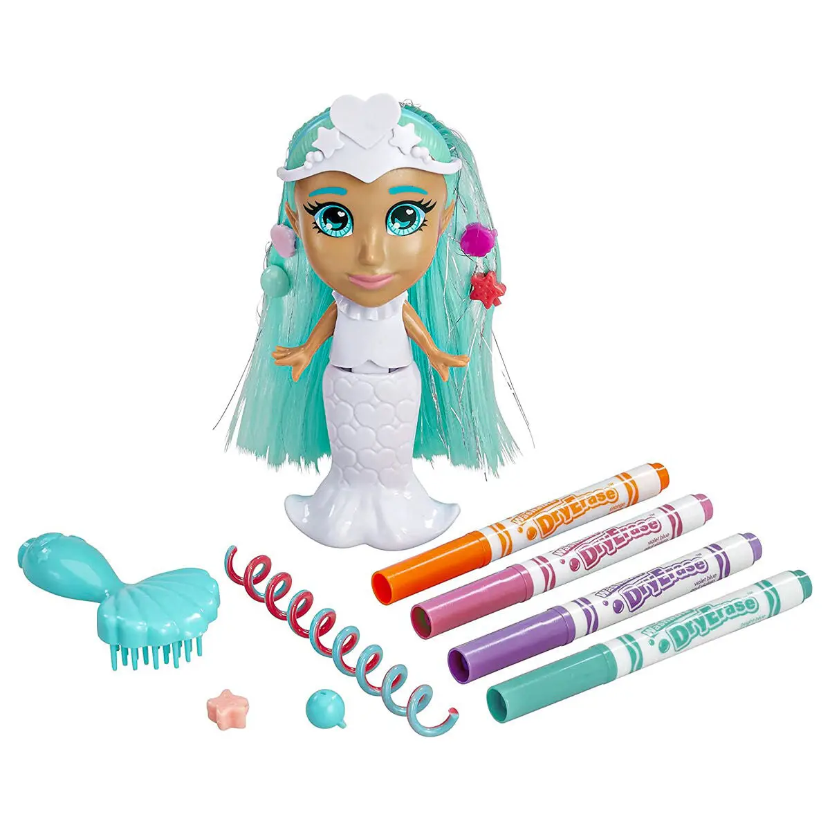 Crayola Colour 'N' Style Mermaid Friends Pearl Doll 2