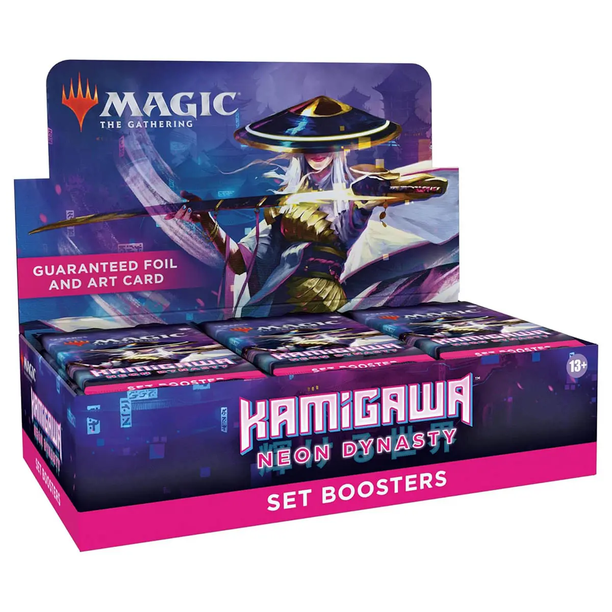 Magic The Gathering: Kamigawa: Neon Dynasty Set Booster 30 Pack Box 1