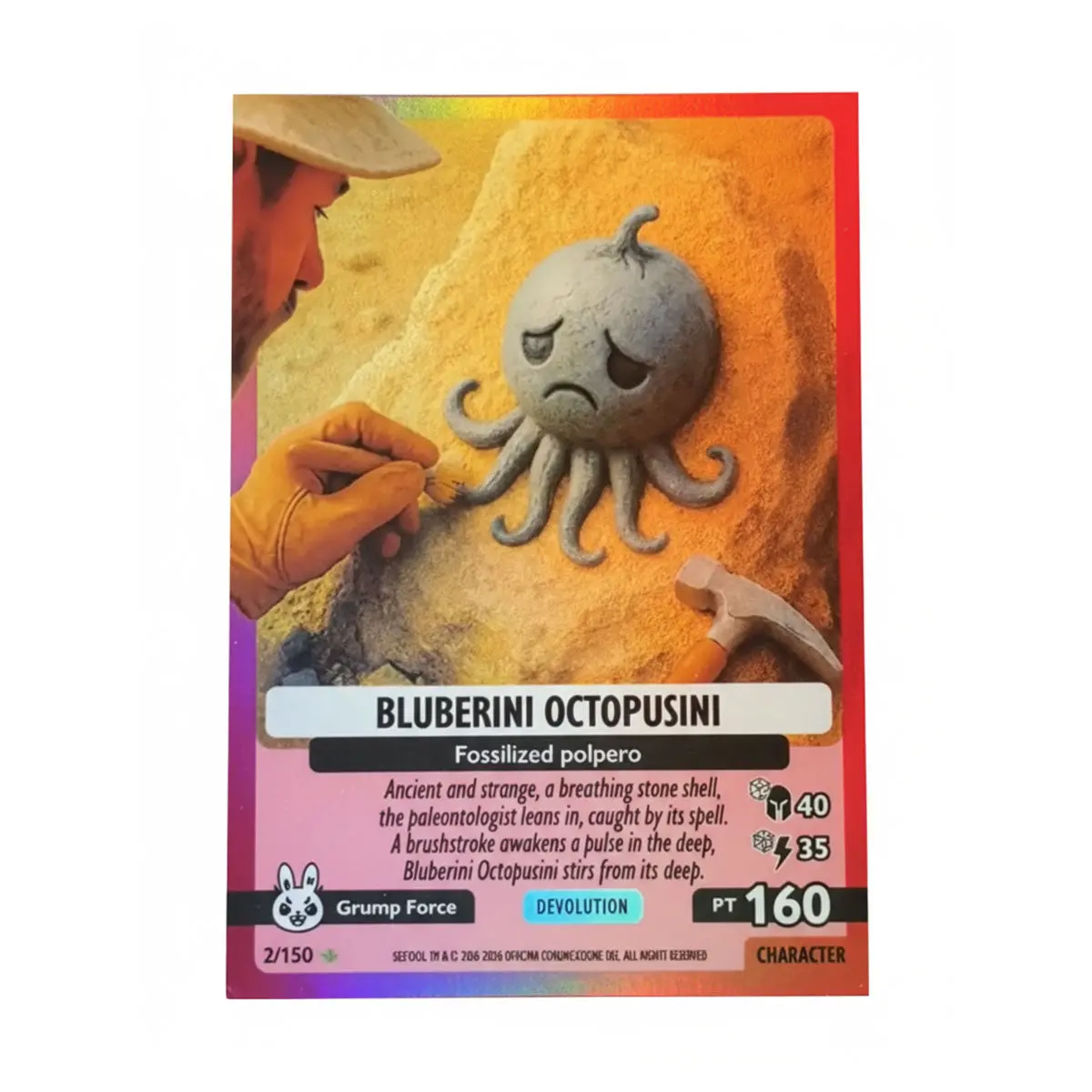 Panini Skifidol Italian Brainrot Trading Card Game Cosmic Hallucination Pack 2