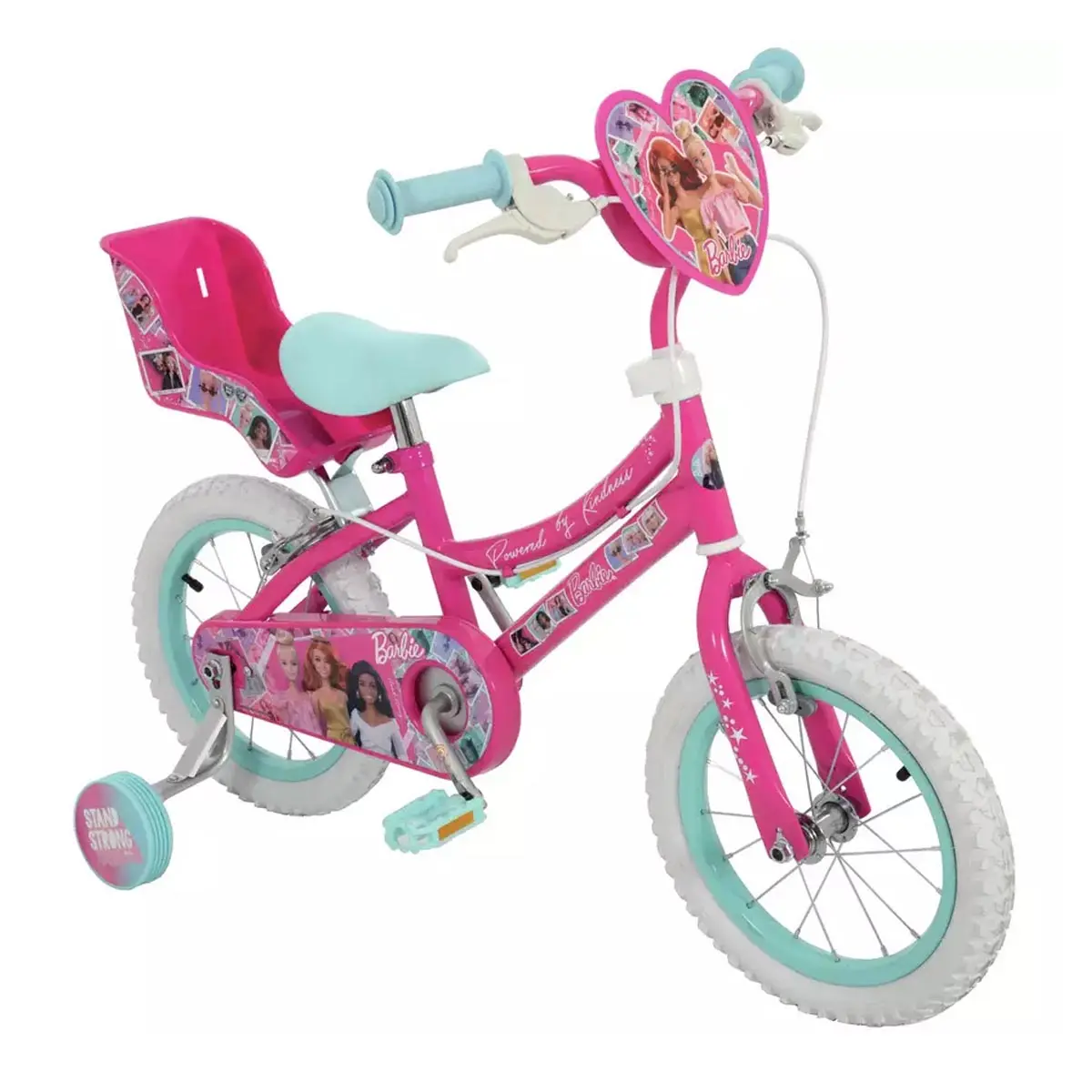 Barbie 14" Bike With Removable Stabilisers 1