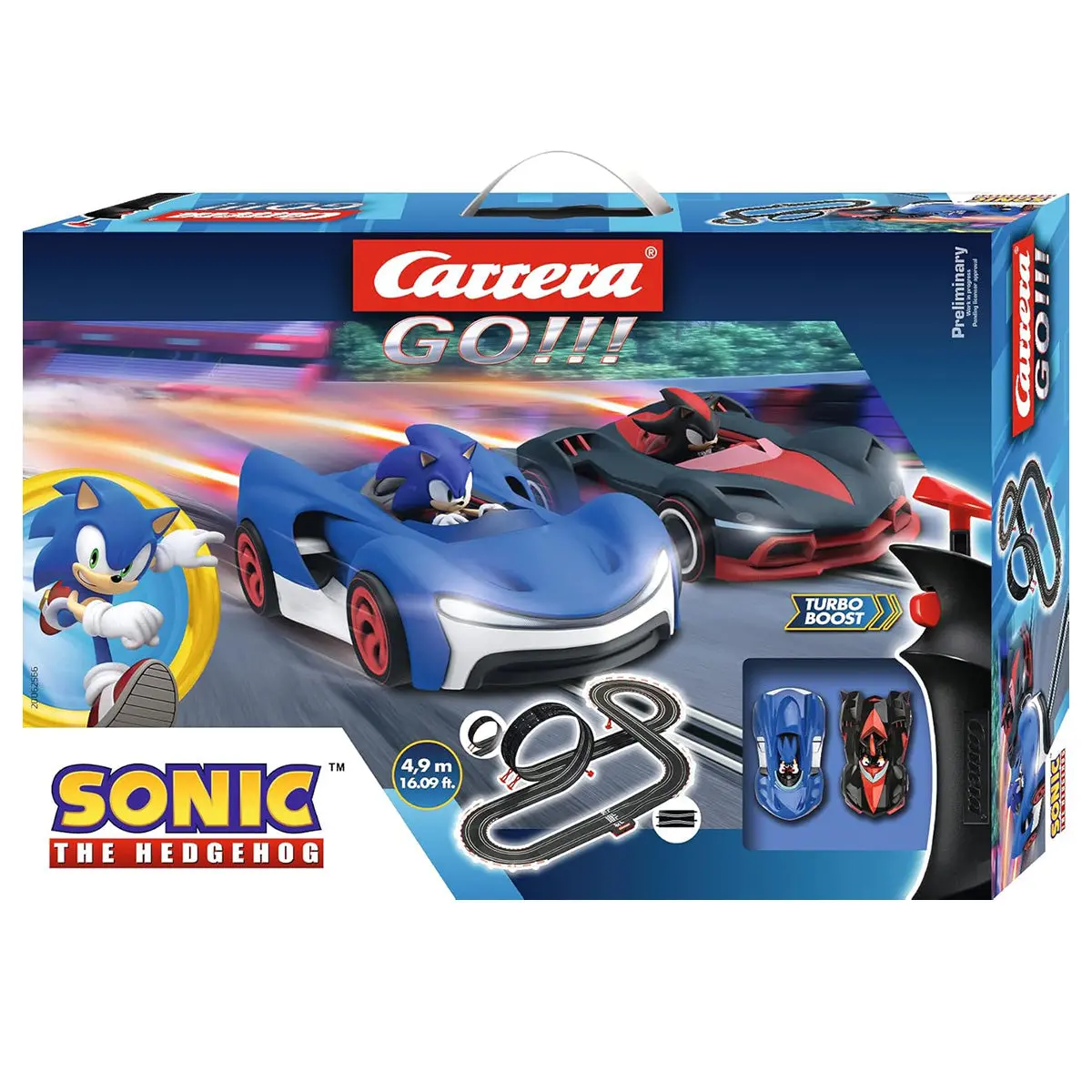 Carrera Go! Sonic The Hedgehog 1:43 Slot Racing System Set 1