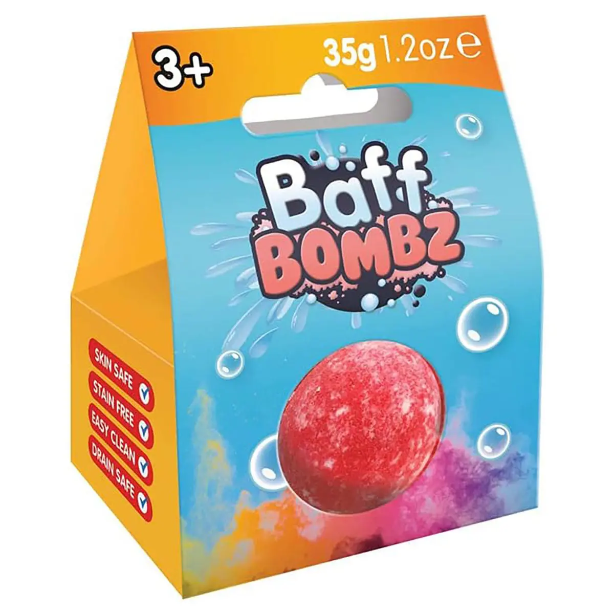 Zimpli Baff Bombz Single Pack Sensory Bath Fun 1