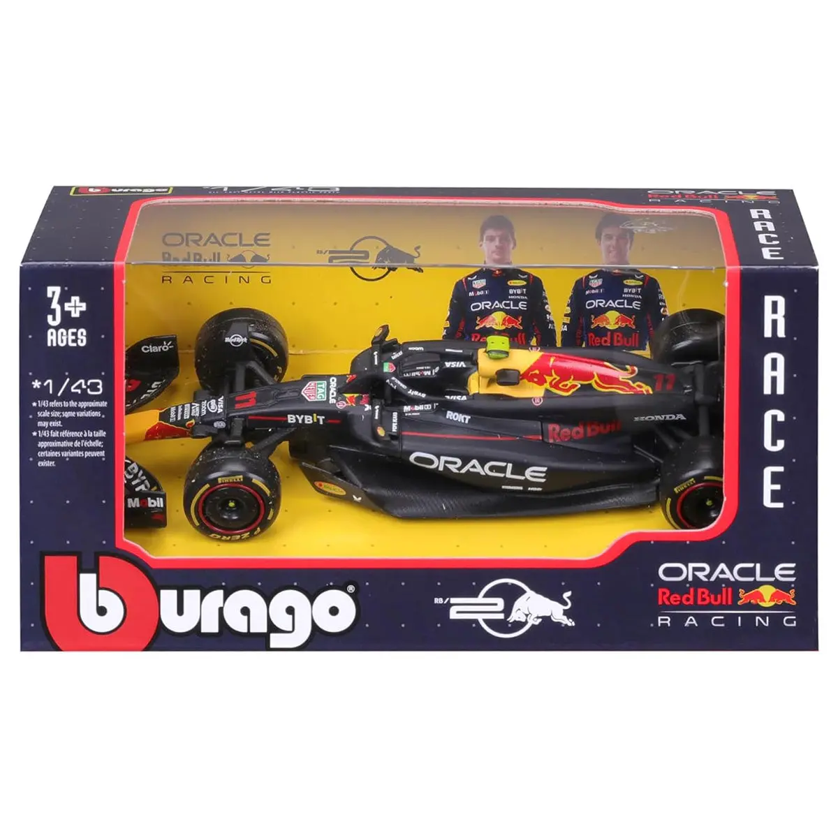 Bburago F1 Red Bull Rb20 2024 Max Verstappen 1:43 Race Car 1