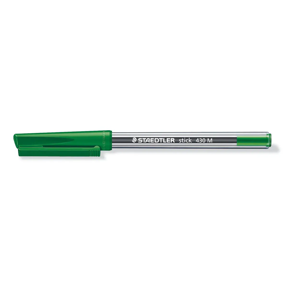 Staedtler Stick 430 M Ballpoint Pen Green Ink 1