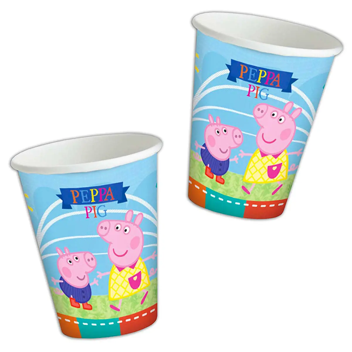 Pack Of 8 Peppa Pig Cups 1