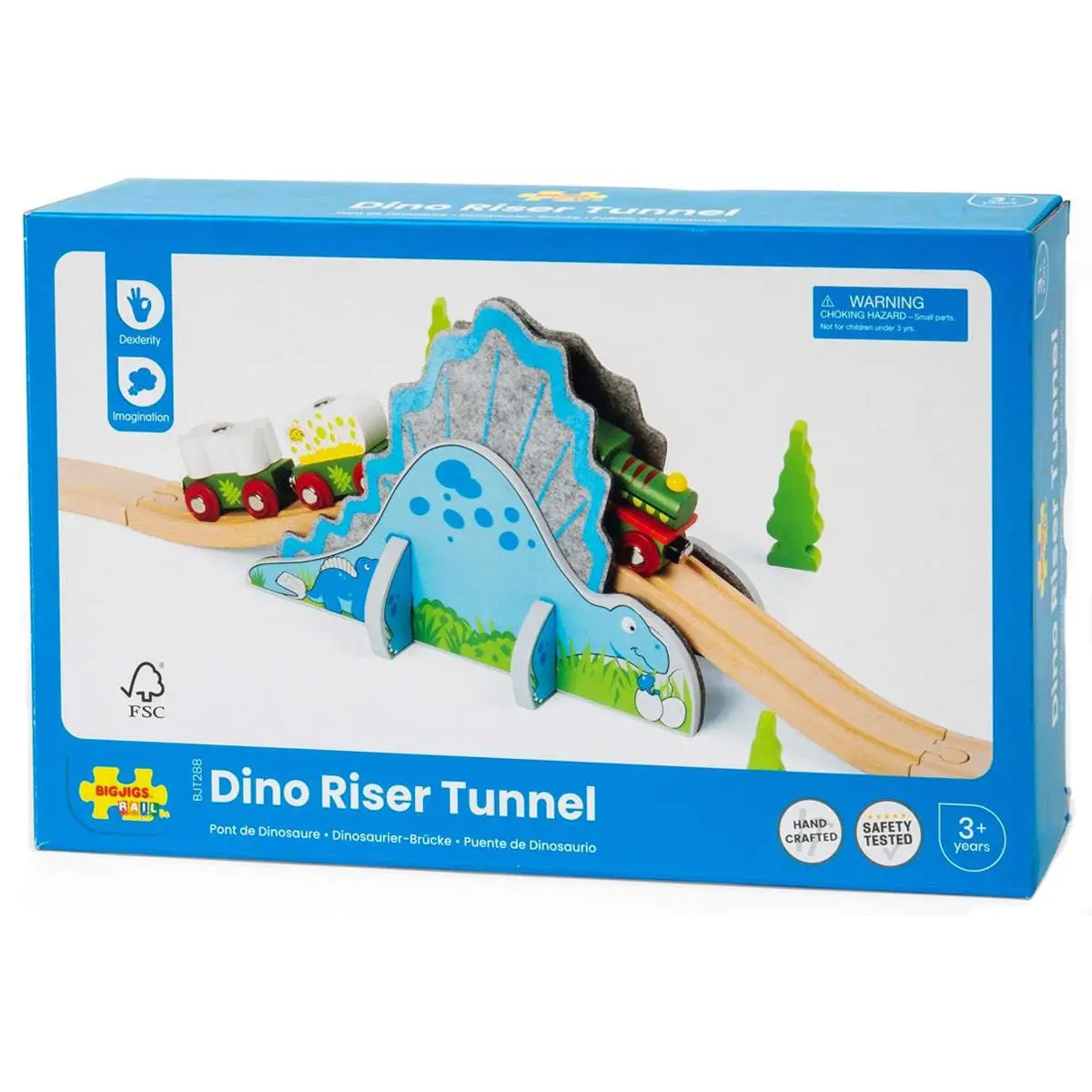 Bigjigs Rail Dino Riser Tunnel 1