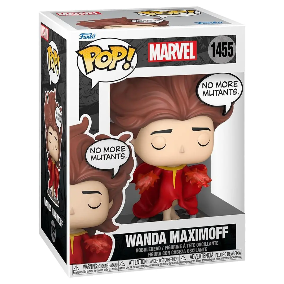 Funko Pop! Marvel: Wanda Maximoff Bobblehead Figure #1455 1
