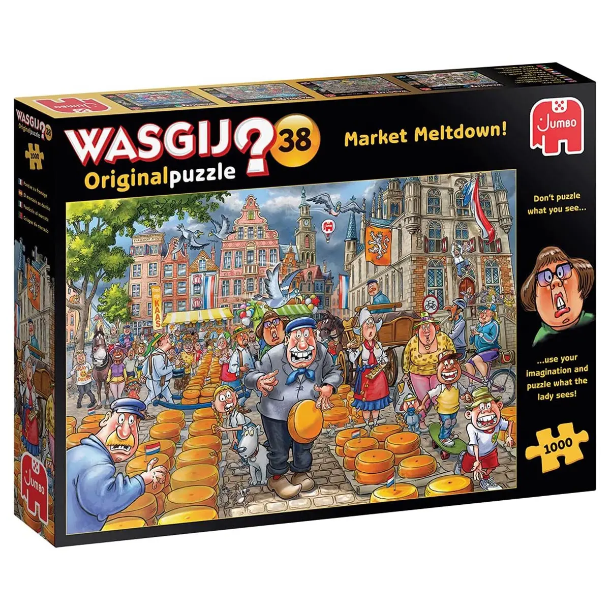 Wasgij? Original 38 Market Meltdown! 1000 Piece Jigsaw Puzzle 1