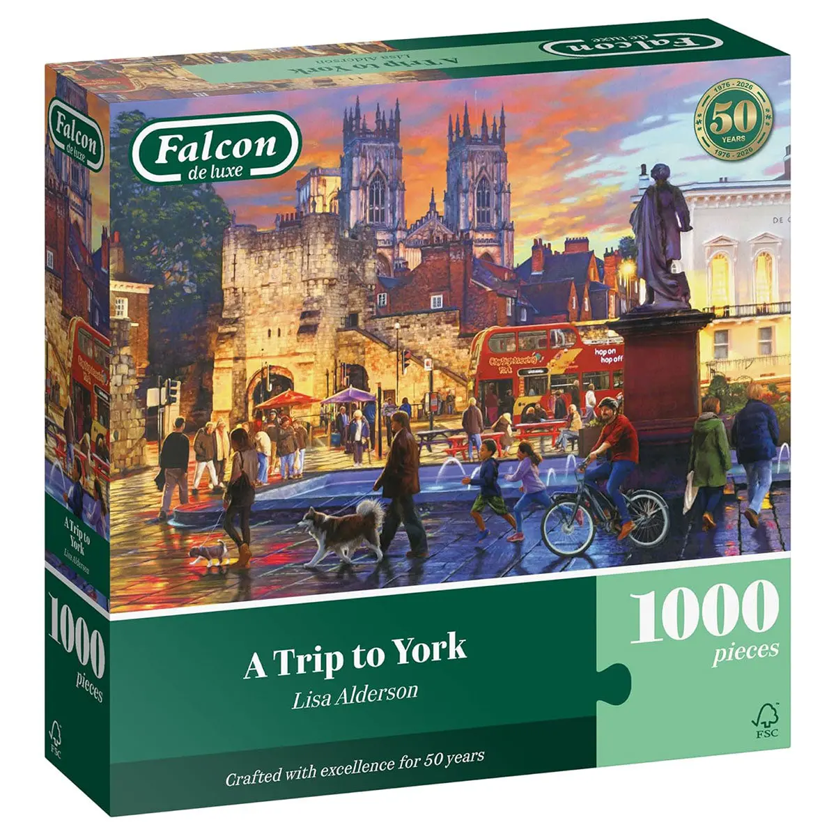 Falcon De Luxe A Trip To York 1000 Piece Jigsaw Puzzle 1