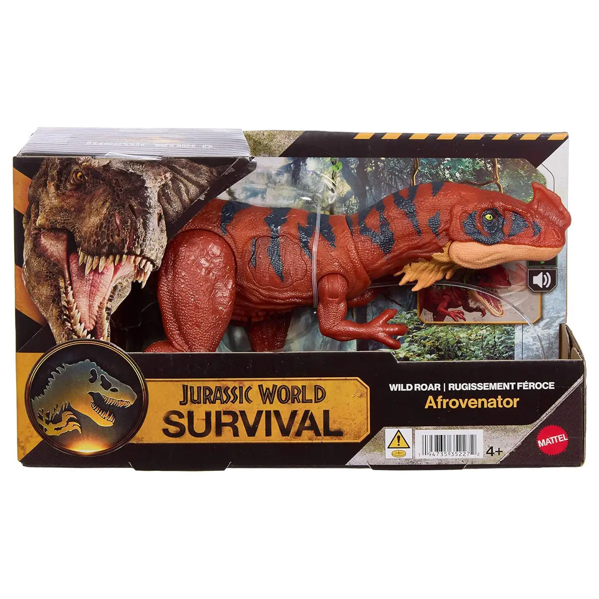 Jurassic World Wild Roar: Afrovenator Figure 1