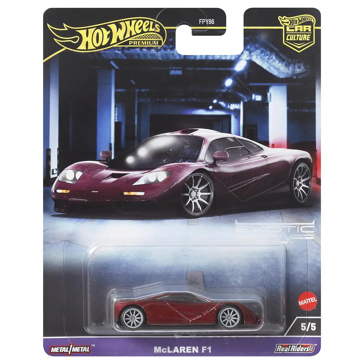 Hot Wheels Car Culture Exotic Envy (2024) - Mclaren F1 - 5/5 1