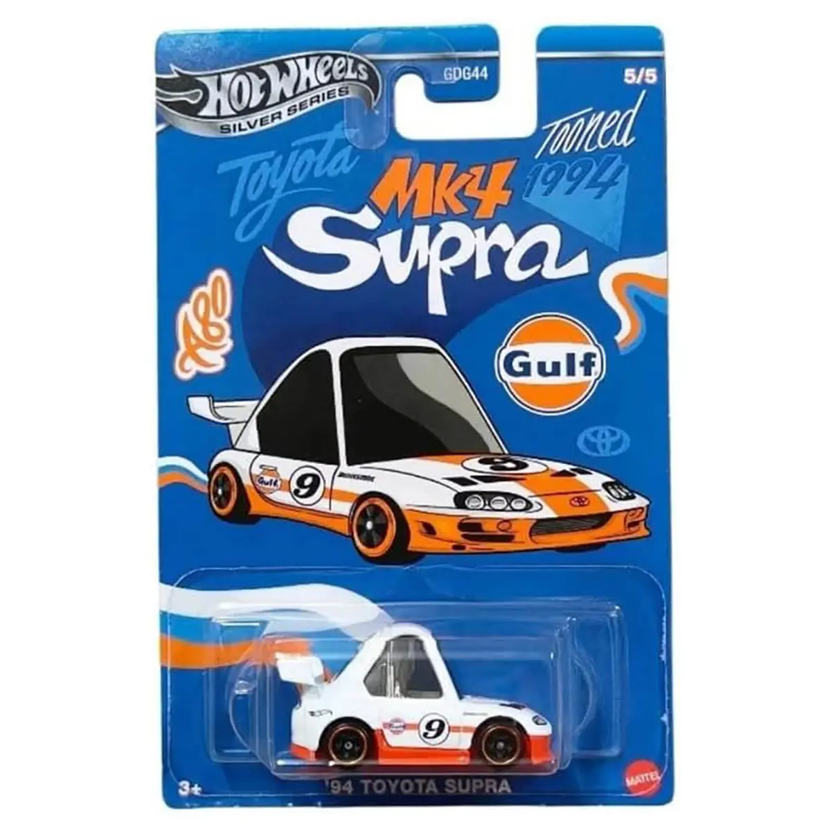 Hot Wheels Gulf Tooned '94 Toyota Supra Car (5/5) 1