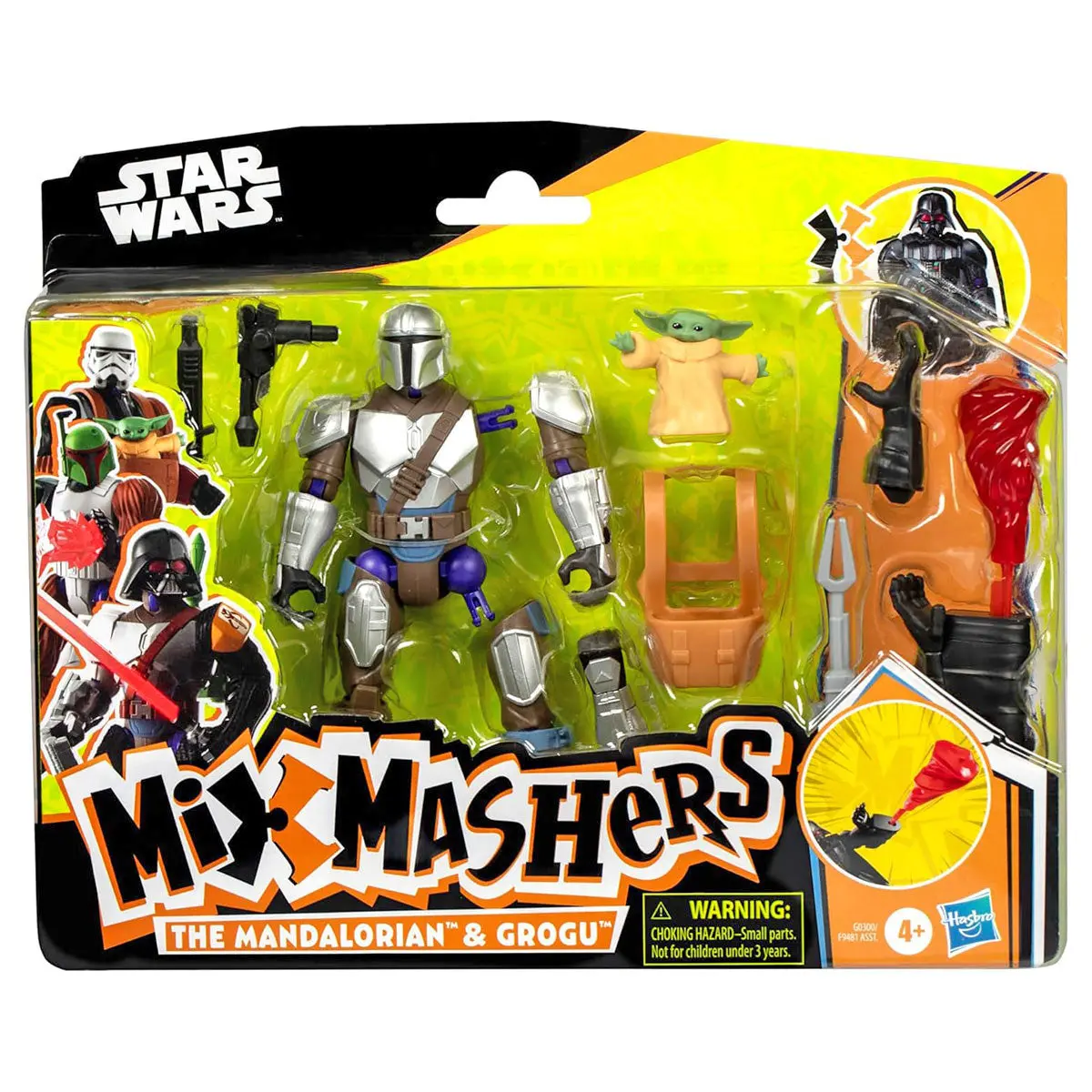 Mixmashers Deluxe Star Wars The Mandalorian & Grogu Action Figure 1