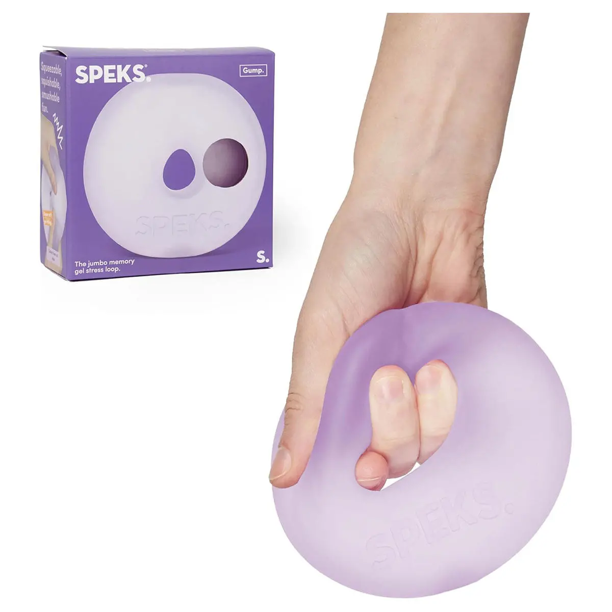 Speks Gump Jumbo Memory Gel Stress Loop Mist 1