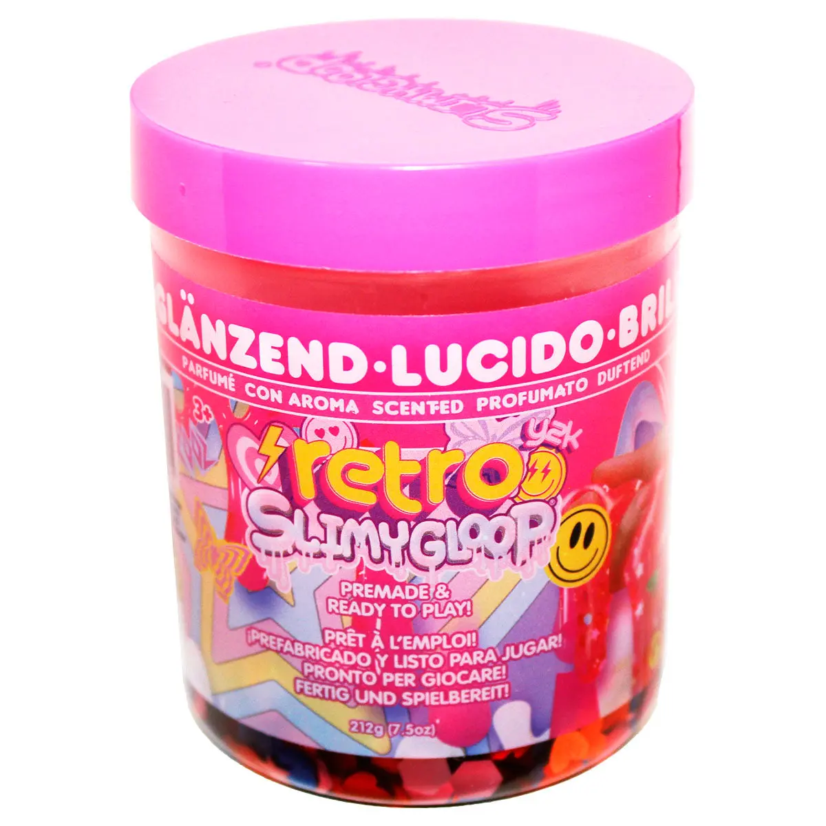 Slimygloop Retro Red Slime Pot 1