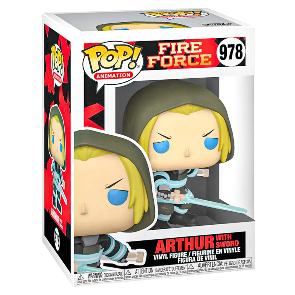 Funko Pop! Animation: Fire Force: Arthur With Sword Vinyl Figure #978 1