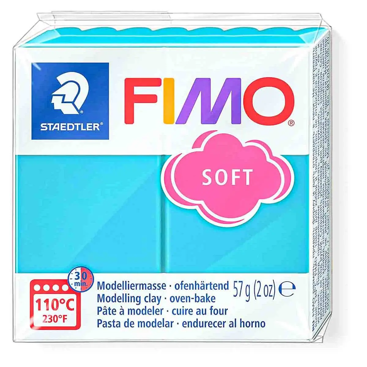 Staedtler Fimo Soft Peppermint Oven-Bake Modelling Clay 57G 1