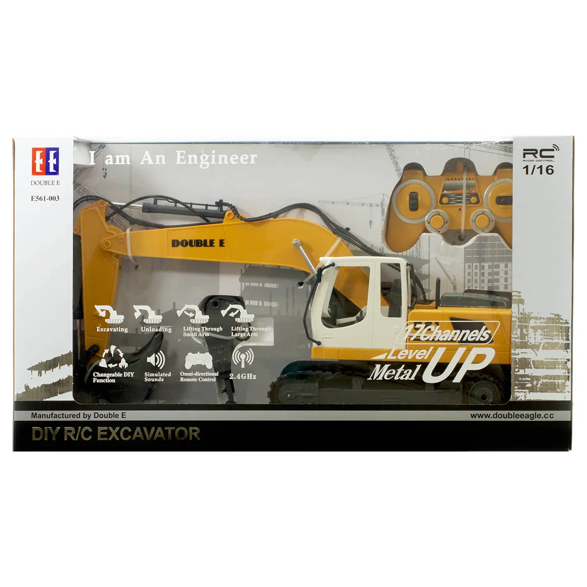 Double E Diy Rc Excavator Vehicle 1