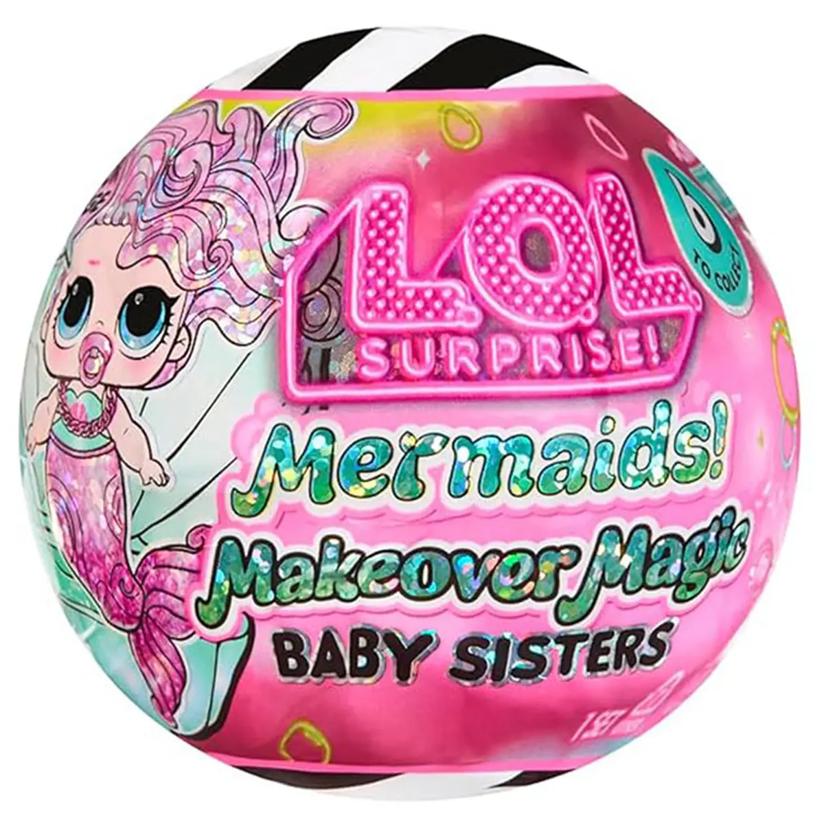 L.O.L Surprise! Mermaids! Makeover Magic Baby Sisters (Styles Vary) 1