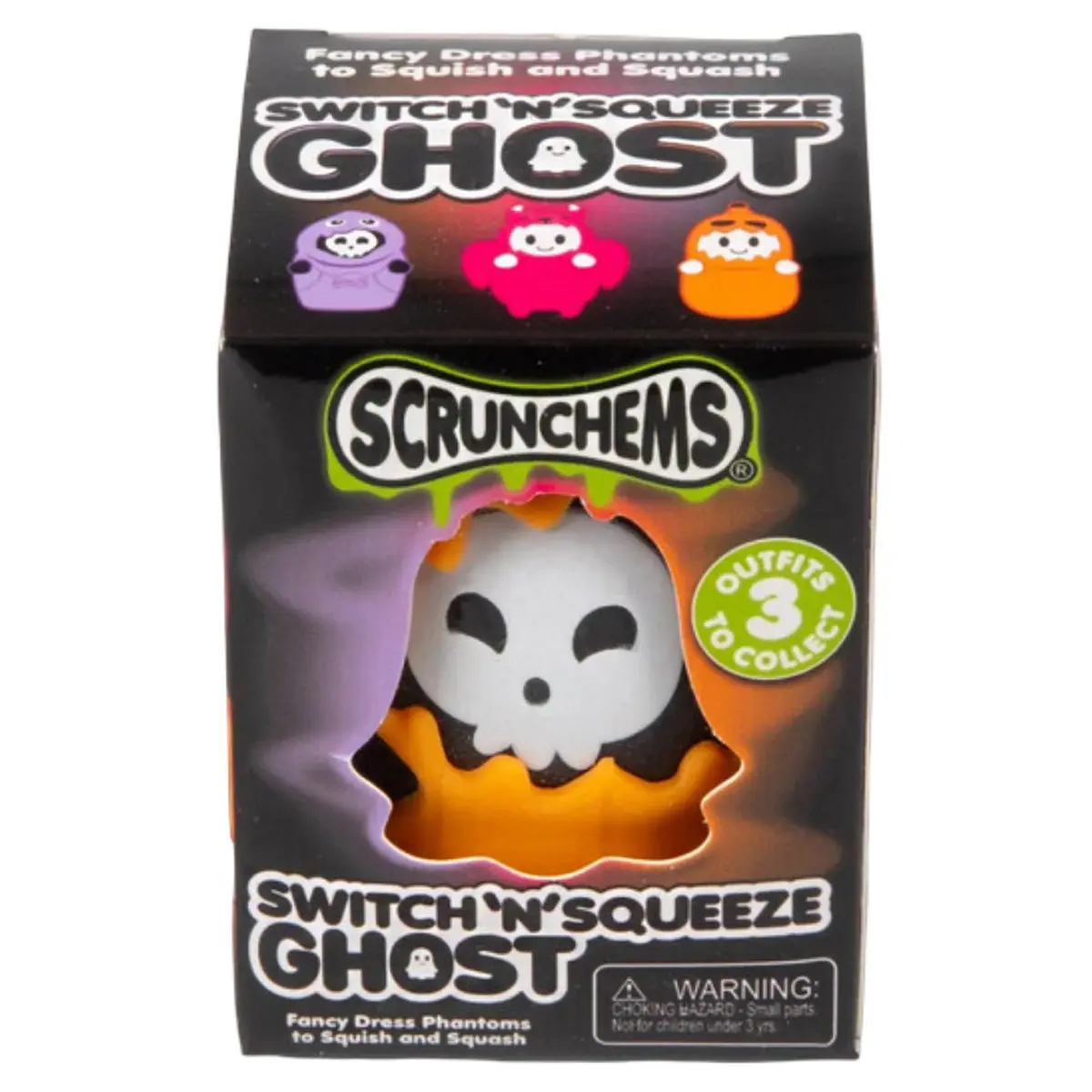 Scrunchems Switch 'N' Squeeze Ghost Fidget Toy 1