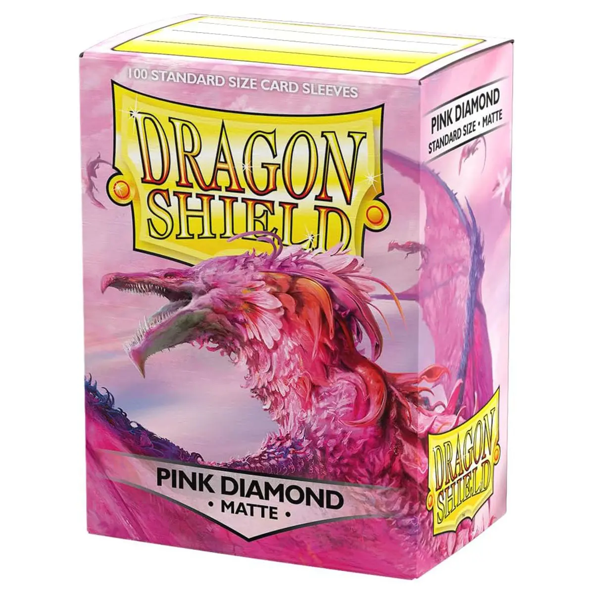 Dragon Shield Pink Diamond Matte Standard Size Card Sleeves (100 Pack) 1