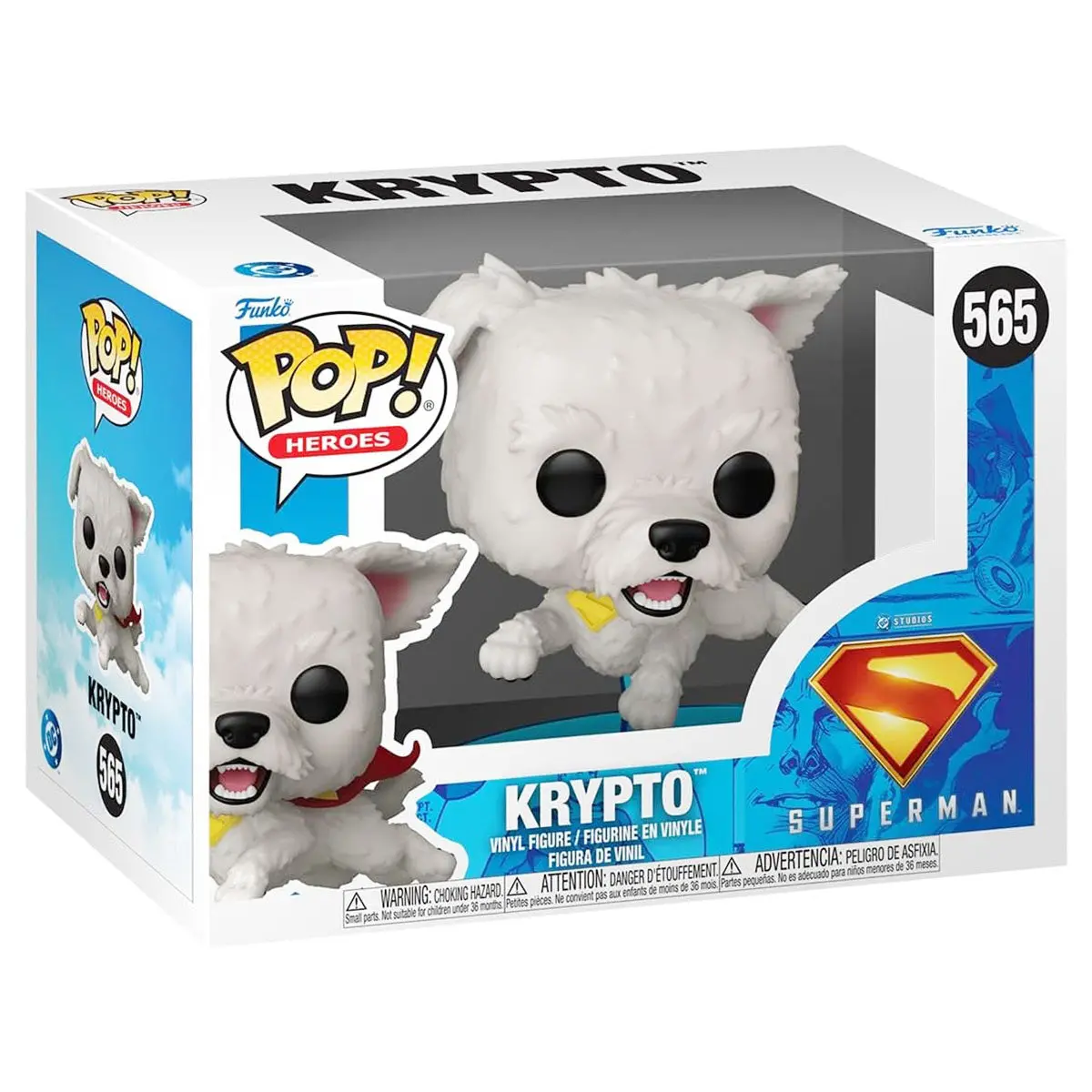 Funko Pop! Heroes: Dc Superman: Krypto Vinyl Figure #565 1