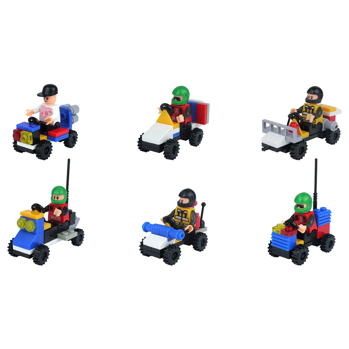 Henbrandt Block Cars Pack (Styles Vary) 1