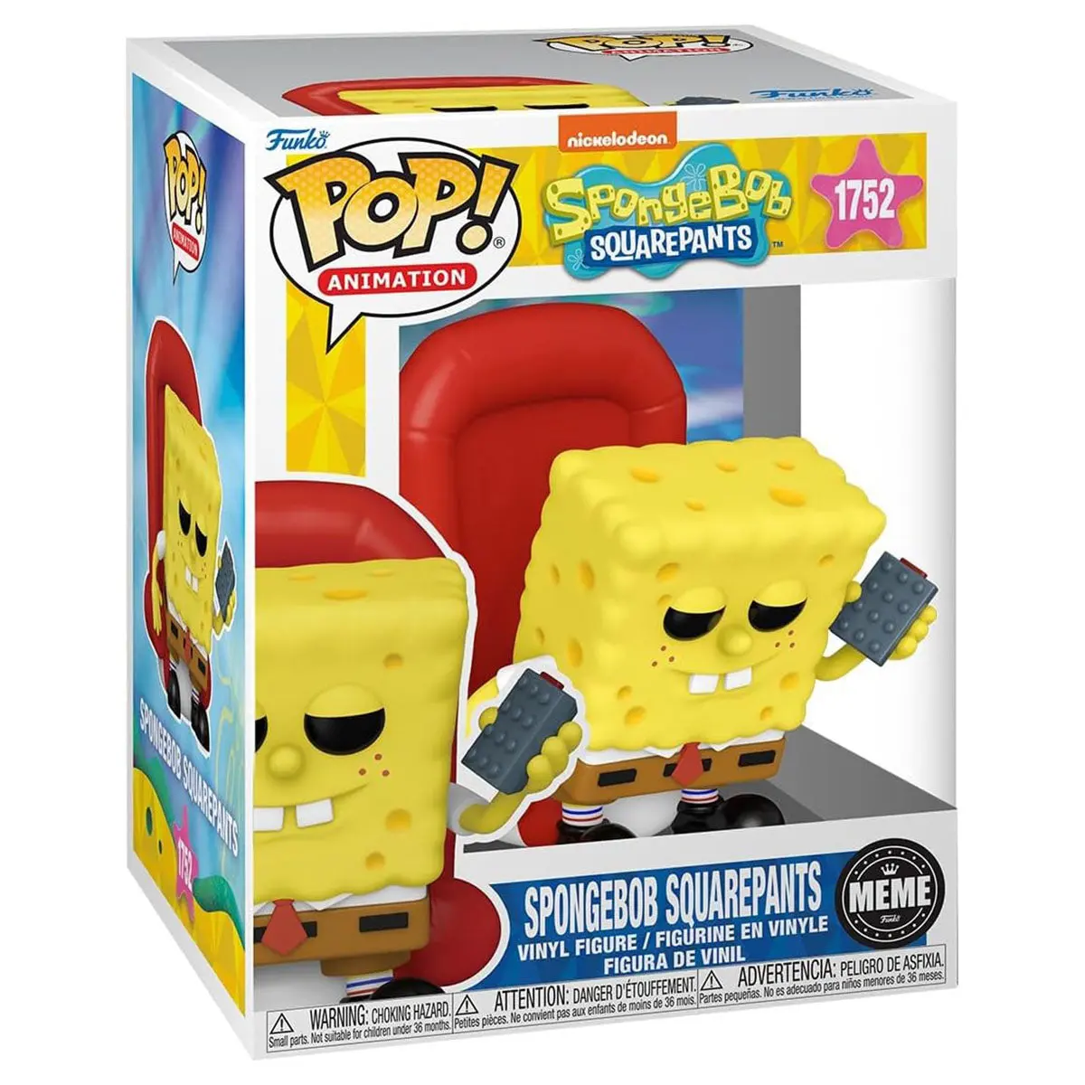 Funko Pop! Animation: Spongebob Squarepants Meme Vinyl Figure #1752 1