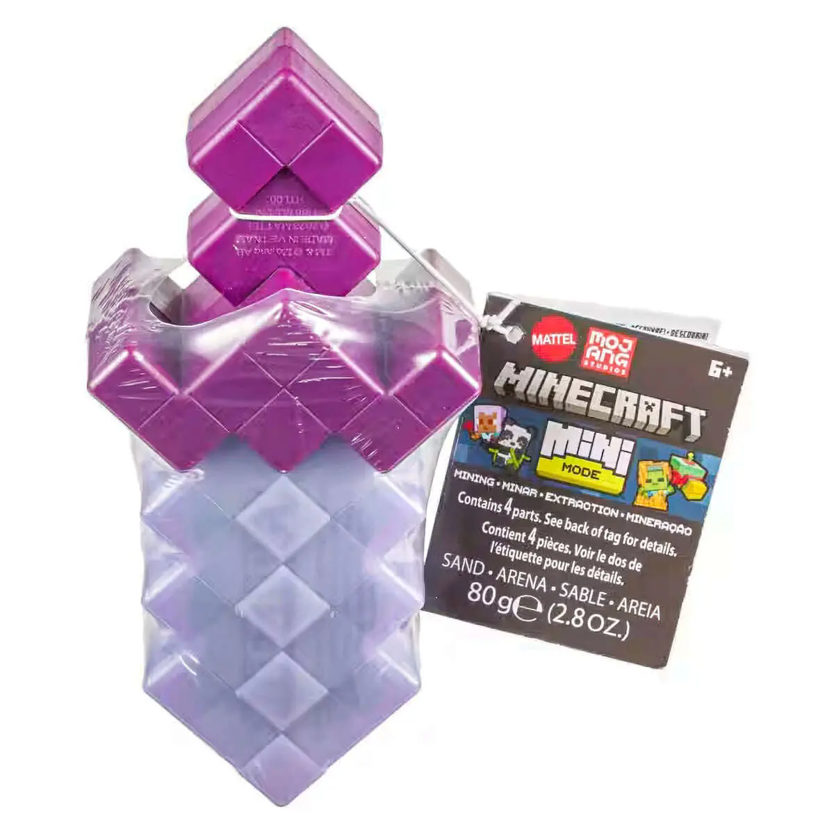 Minecraft Mini Mode Mining Action Figure Enchanted Sword Set 1