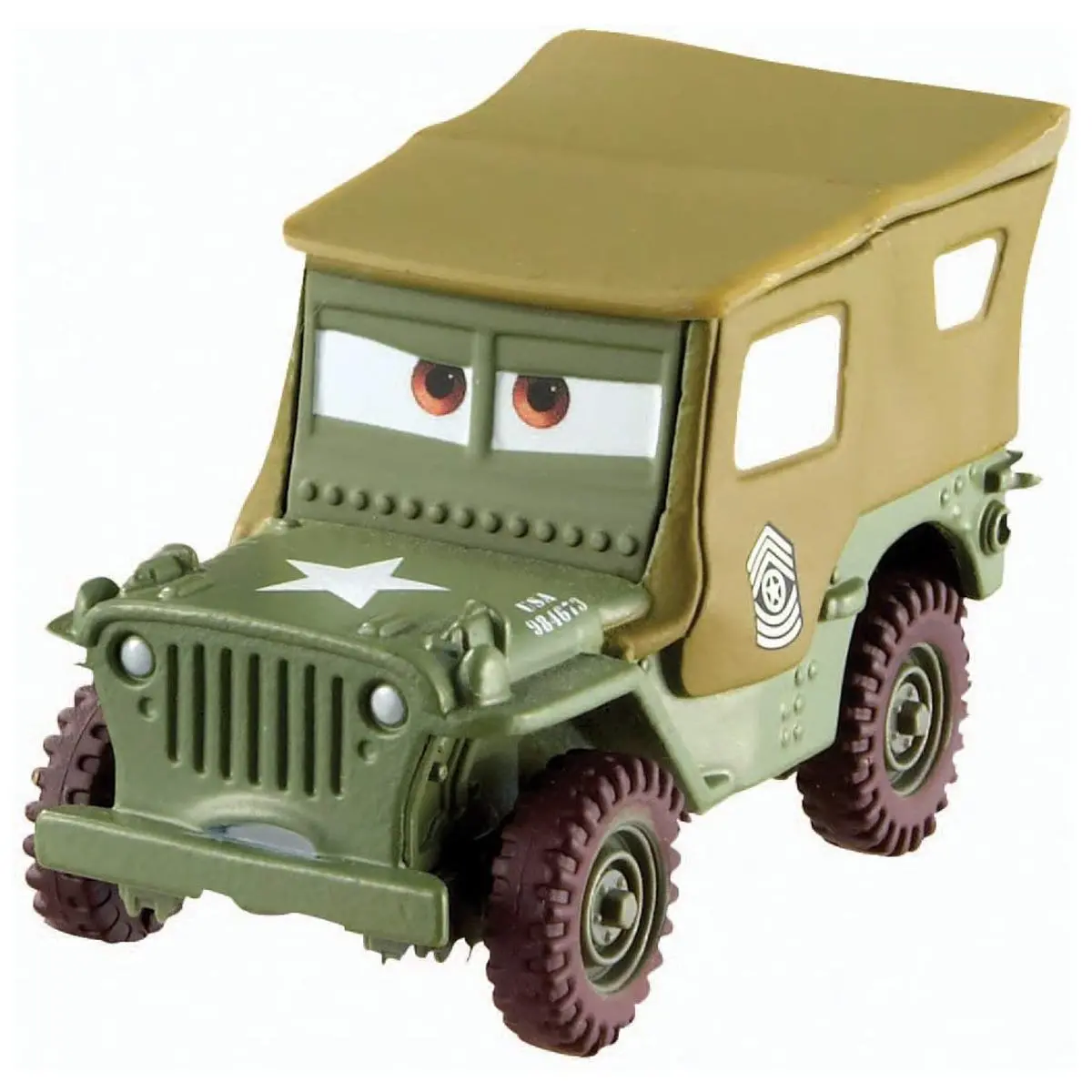 Disney Pixar Cars: Pit Crew Sarge 1:55 Car 2