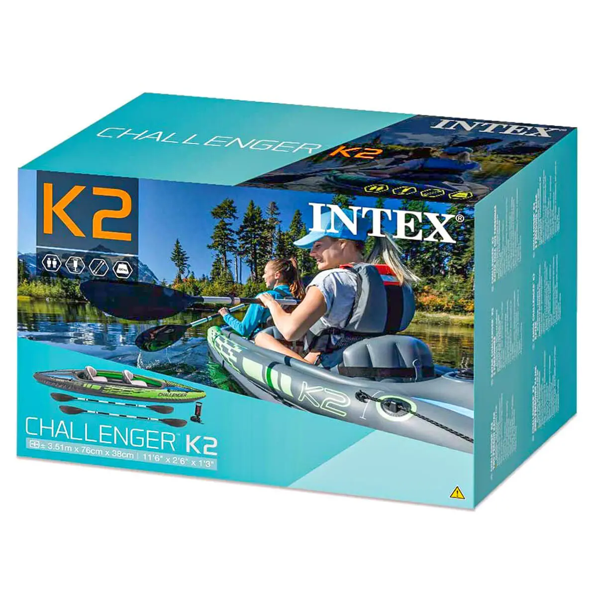 Intex Inflatable Challenger K2 Kayak 1
