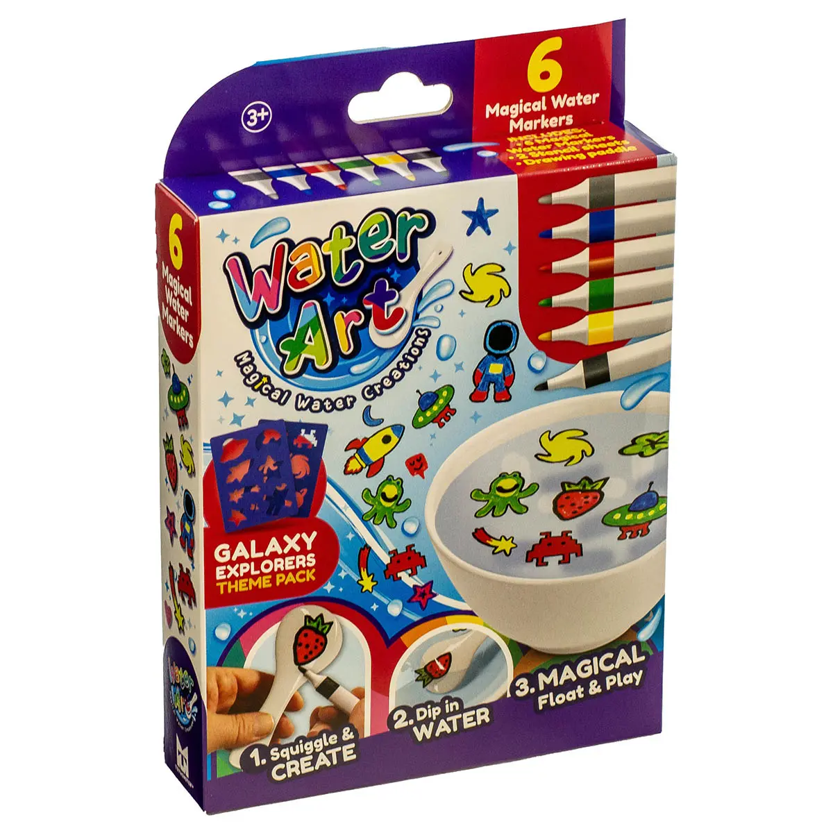 Water Art Galaxy Explorers Theme Pack 1