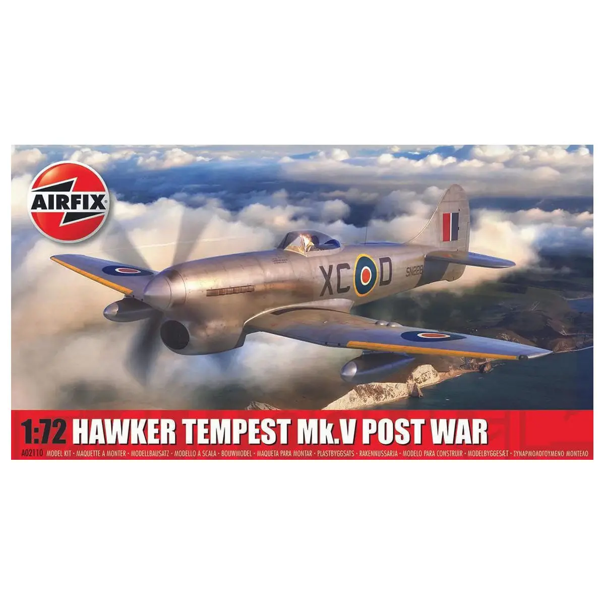 Airfix Hawker Tempest Mk.V Post War Aeroplane Model Kit 1