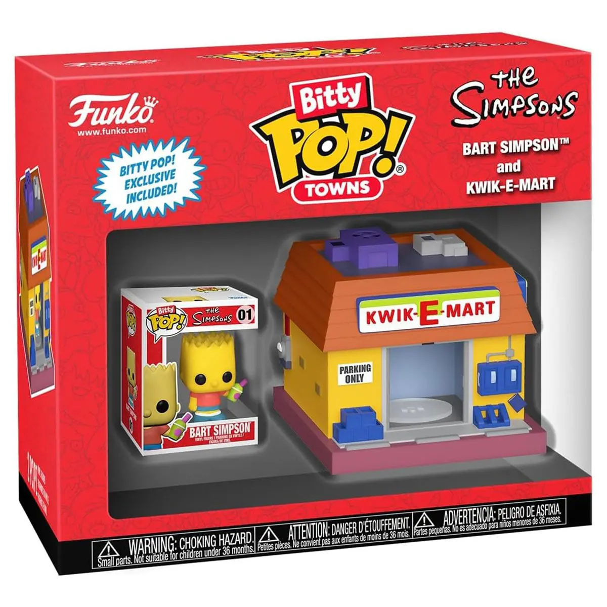 Funko Bitty Pop! Towns: The Simpsons: Bart Simpson And Kwik-E-Mart 1