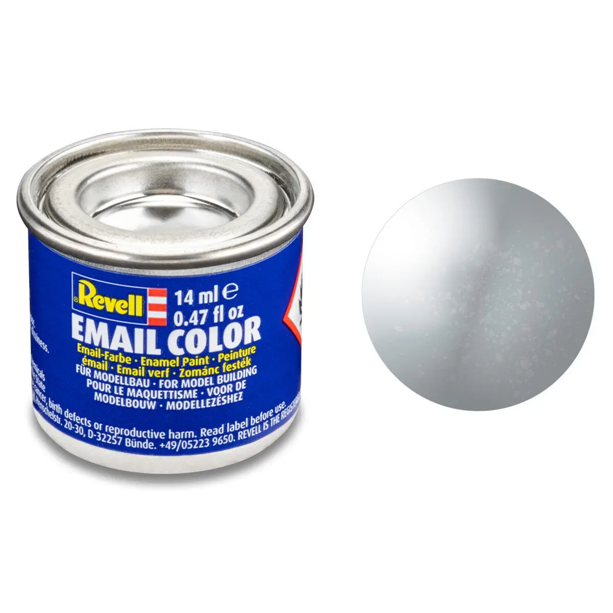 Revell Email Color Metallic Silver Enamel Paint 14Ml 1