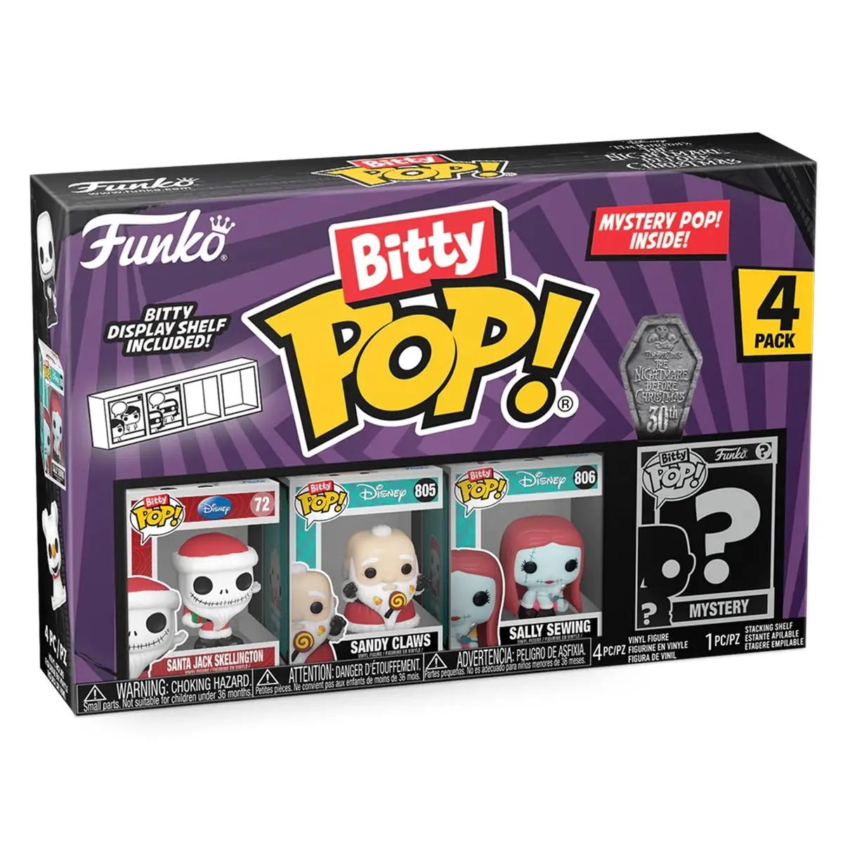 Funko Bitty Pop! The Nightmare Before Christmas Mini Figures Series 4 (4 Pack) 1