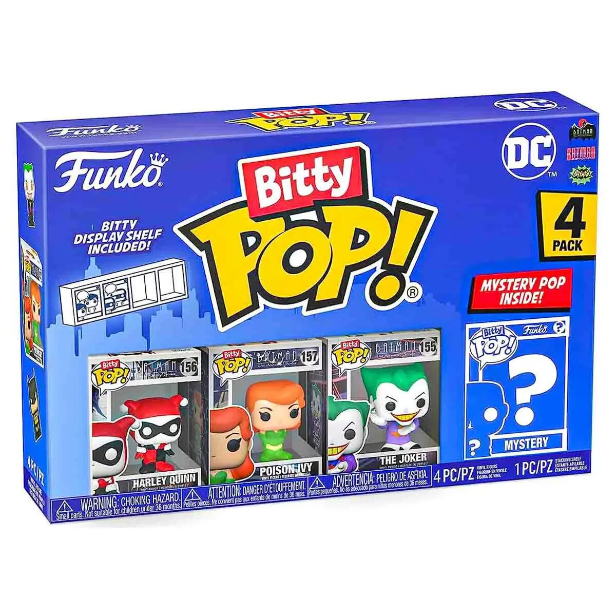Funko Bitty Pop! Dc Mini Figures Series 3 (4 Pack) 1