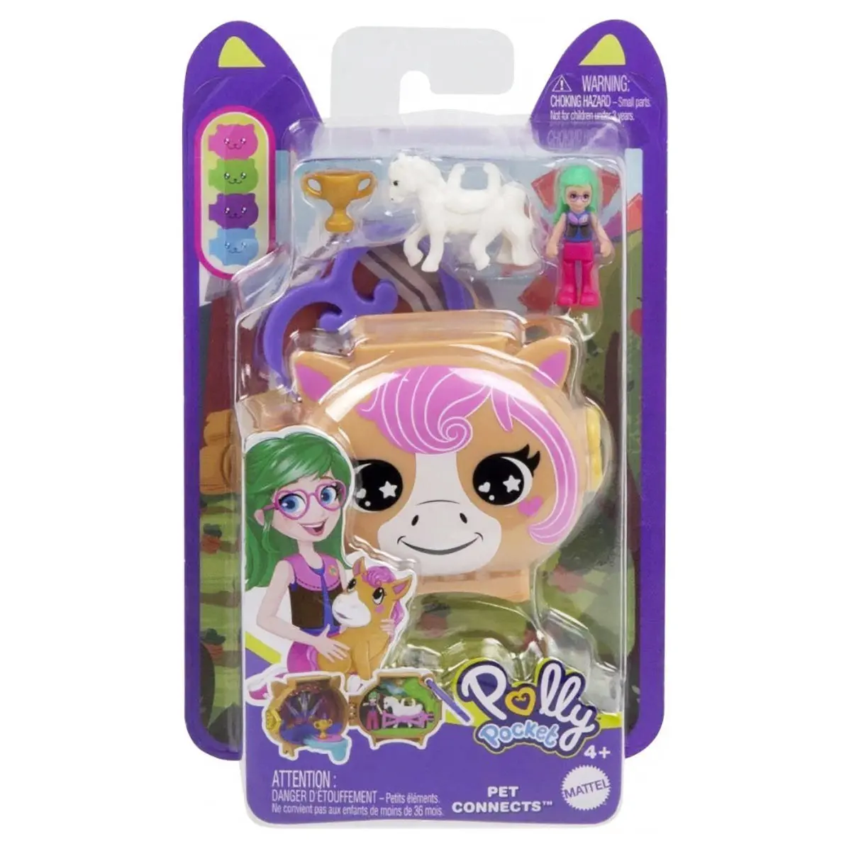 Polly Pocket Pet Connects Horse Playset 1