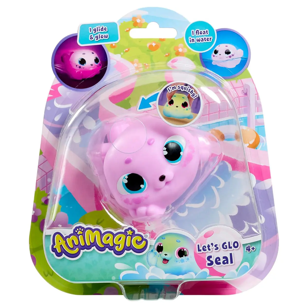 Animagic Let’S Glo Seal Purple Interactive Pet 1