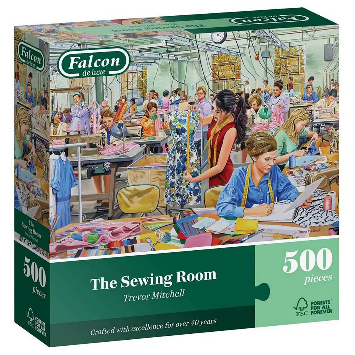 Falcon De Luxe The Sewing Room 500 Piece Jigsaw Puzzle 1