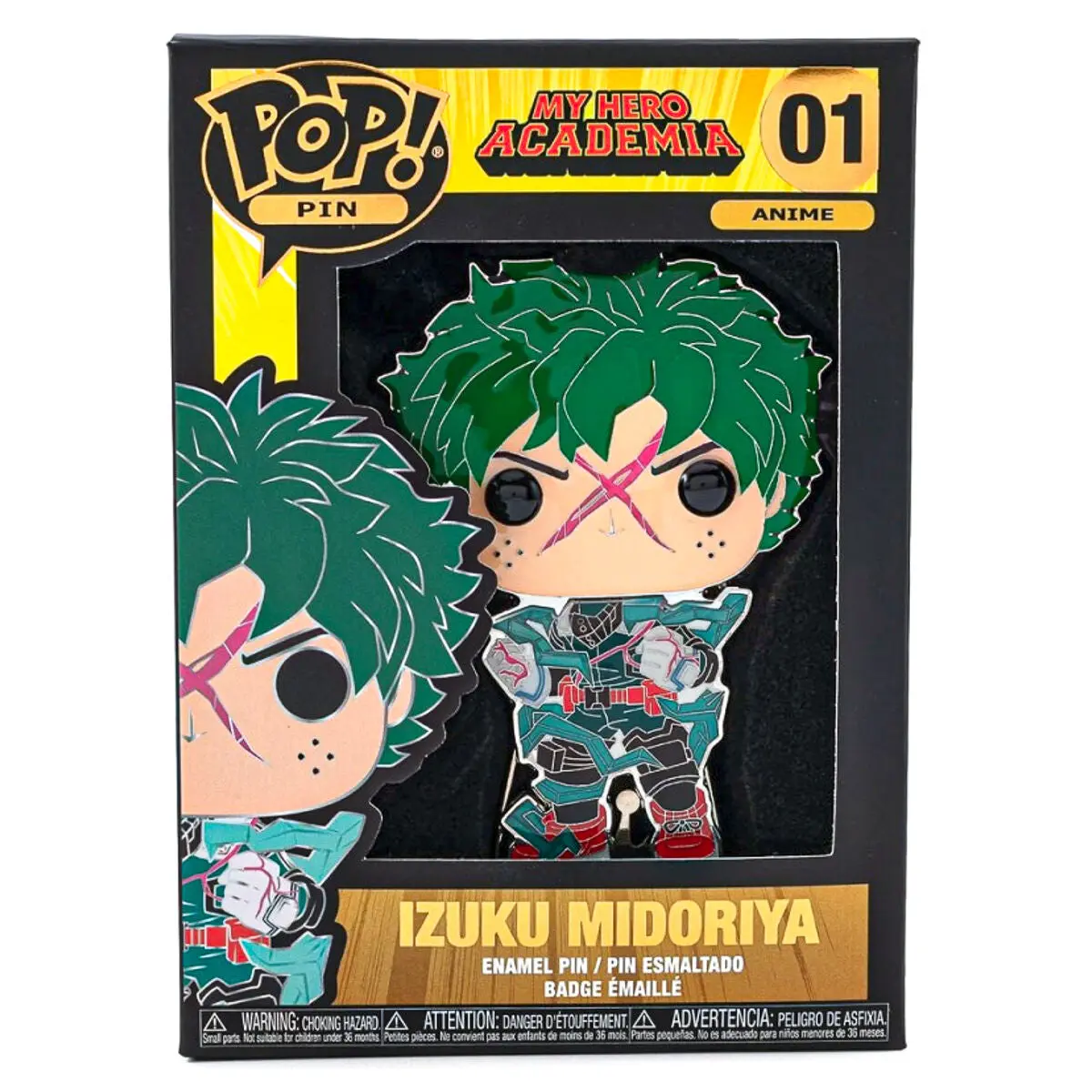 Funko Pop! Pin Anime My Hero Academia Izuku Midoriya/Deku Enamel Pin #01 1