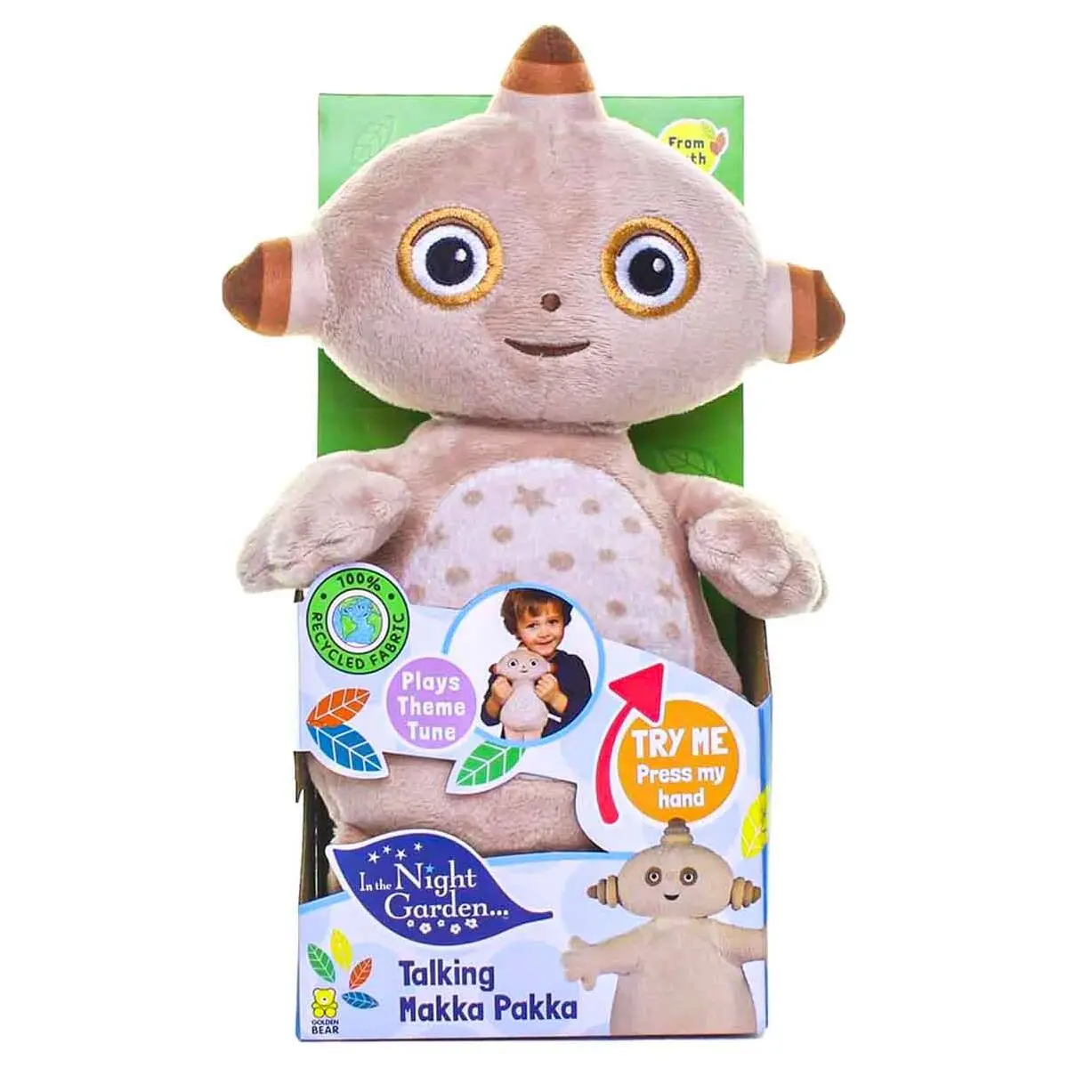 In The Night Garden Makka Pakka Talking Soft Toy 1