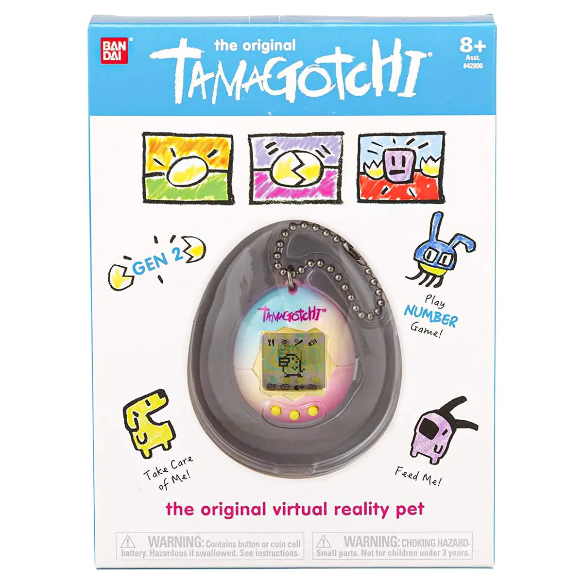 The Original Tamagotchi Virtual Reality Pet Gen 2 Sahara 1
