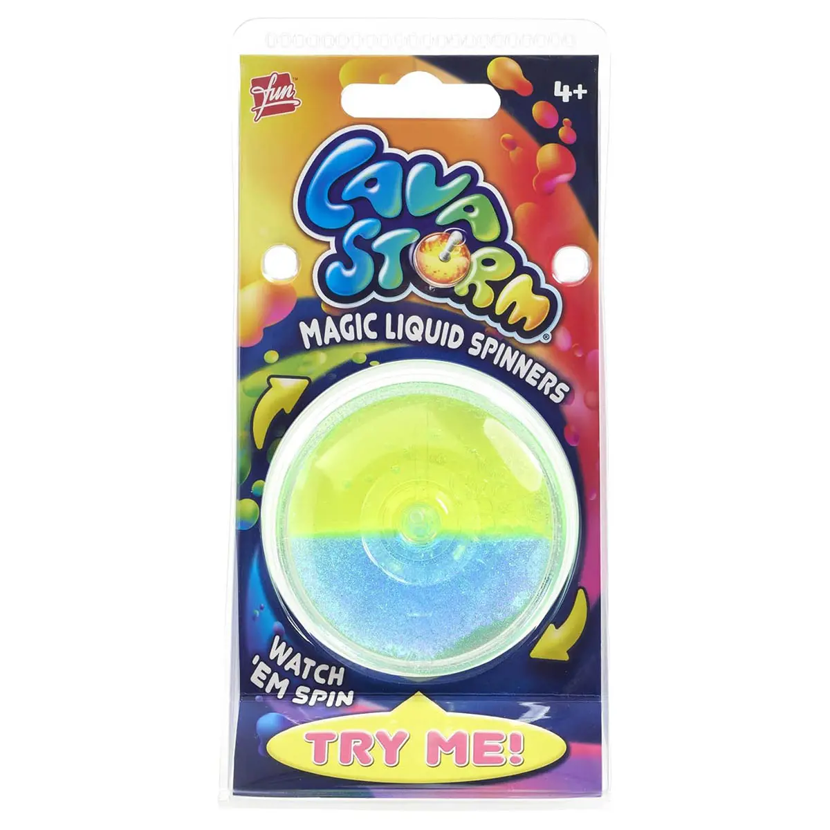 Lava Storm Magic Liquid Spinners Fidget Toy (Styles Vary) 1