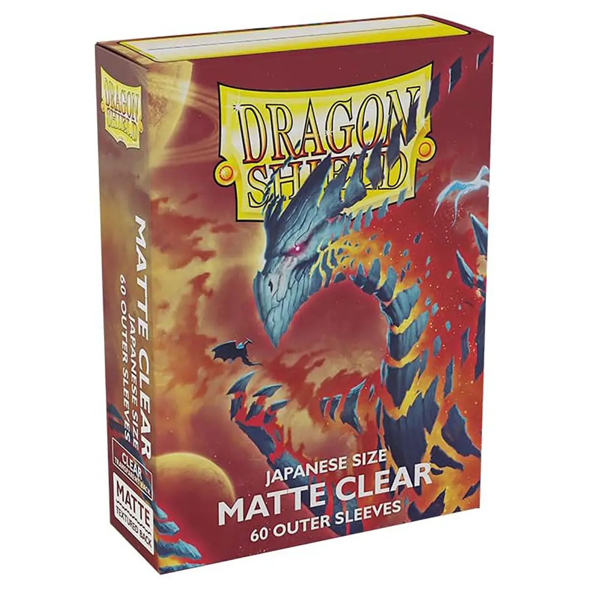 Dragon Shield Japanese Size Matte Outer Sleeves - Clear (60) 2
