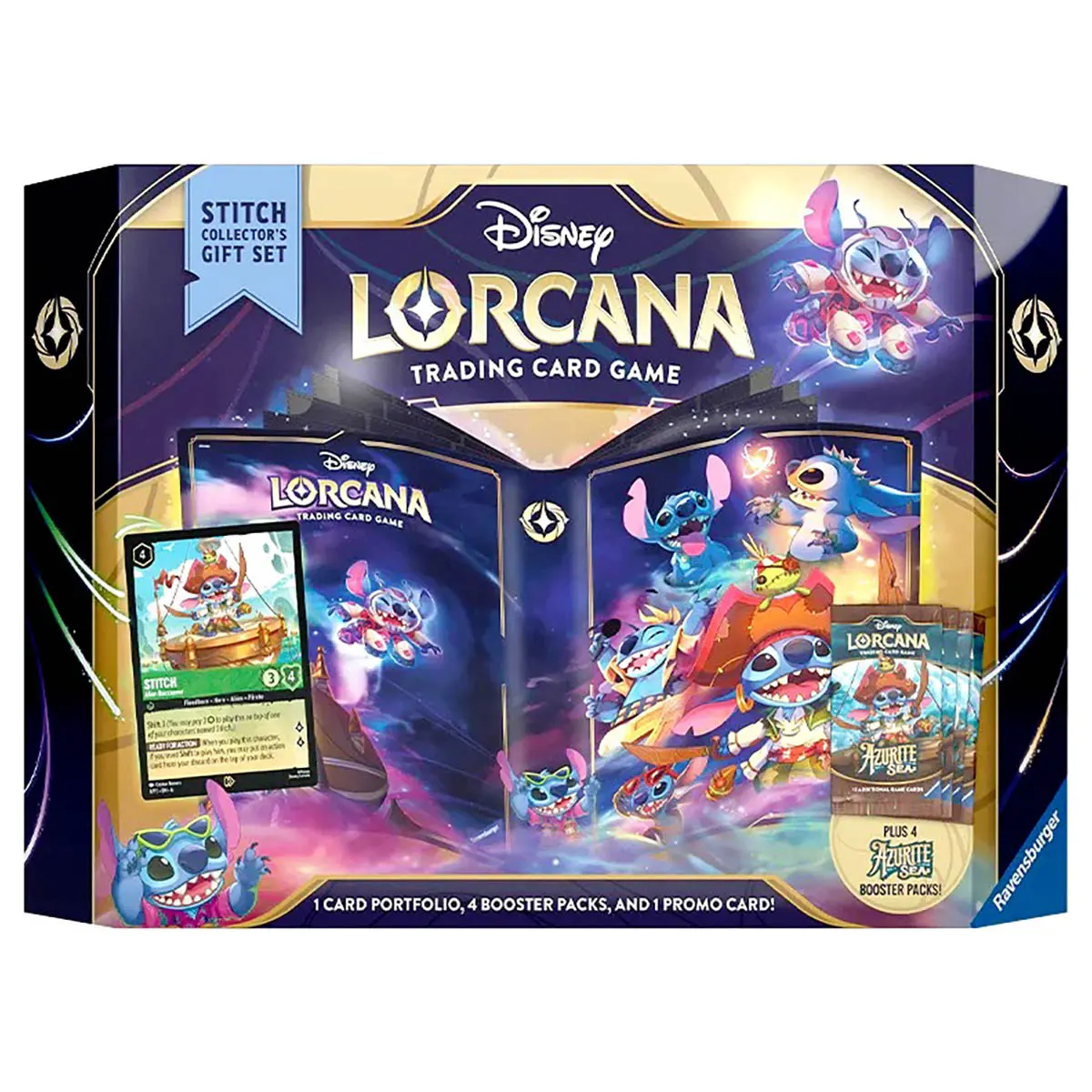Disney Lorcana Tcg: Azurite Sea: Stitch Collector's Gift Set 1