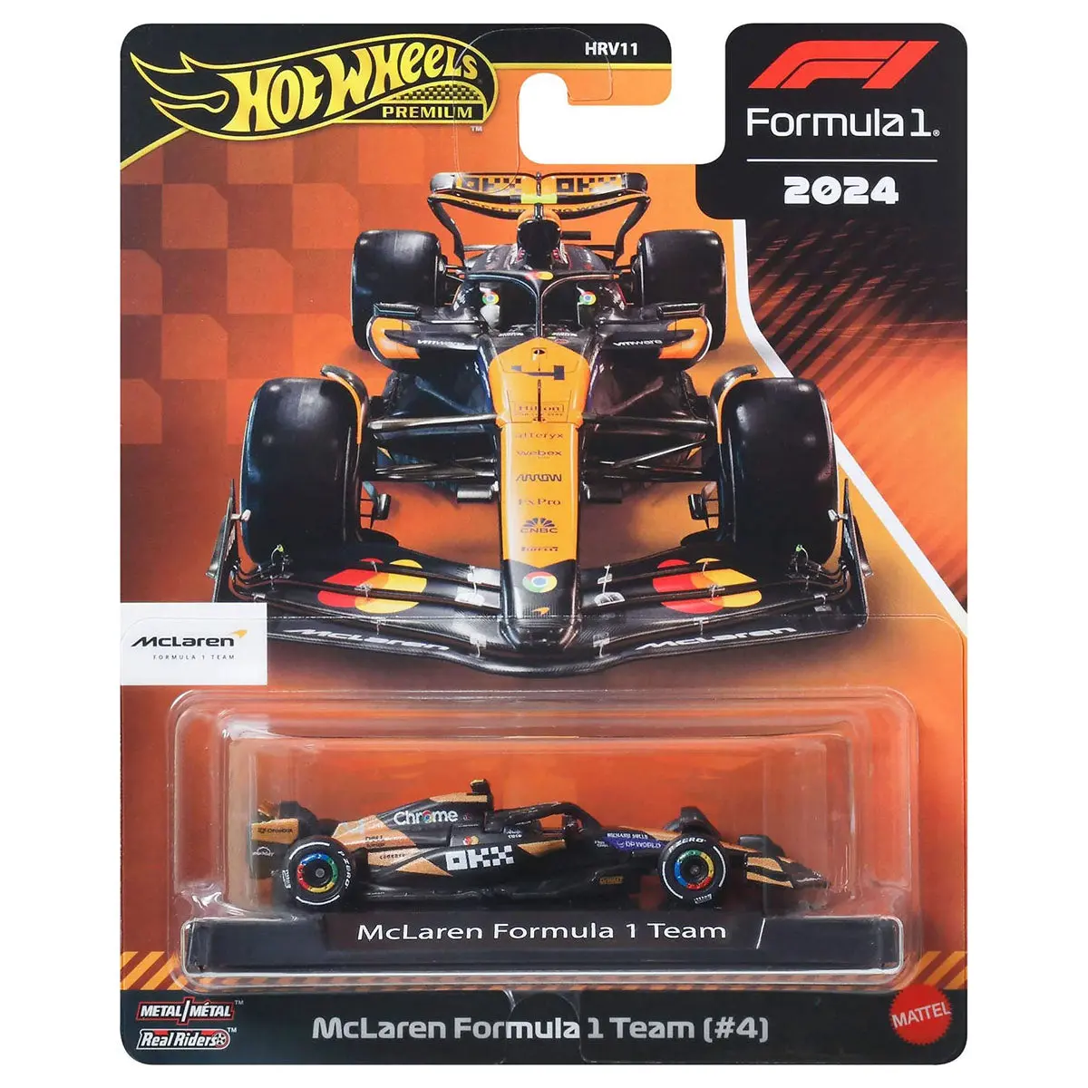 Hot Wheels F1 2024: Mclaren Formula 1 Team Car #4 1
