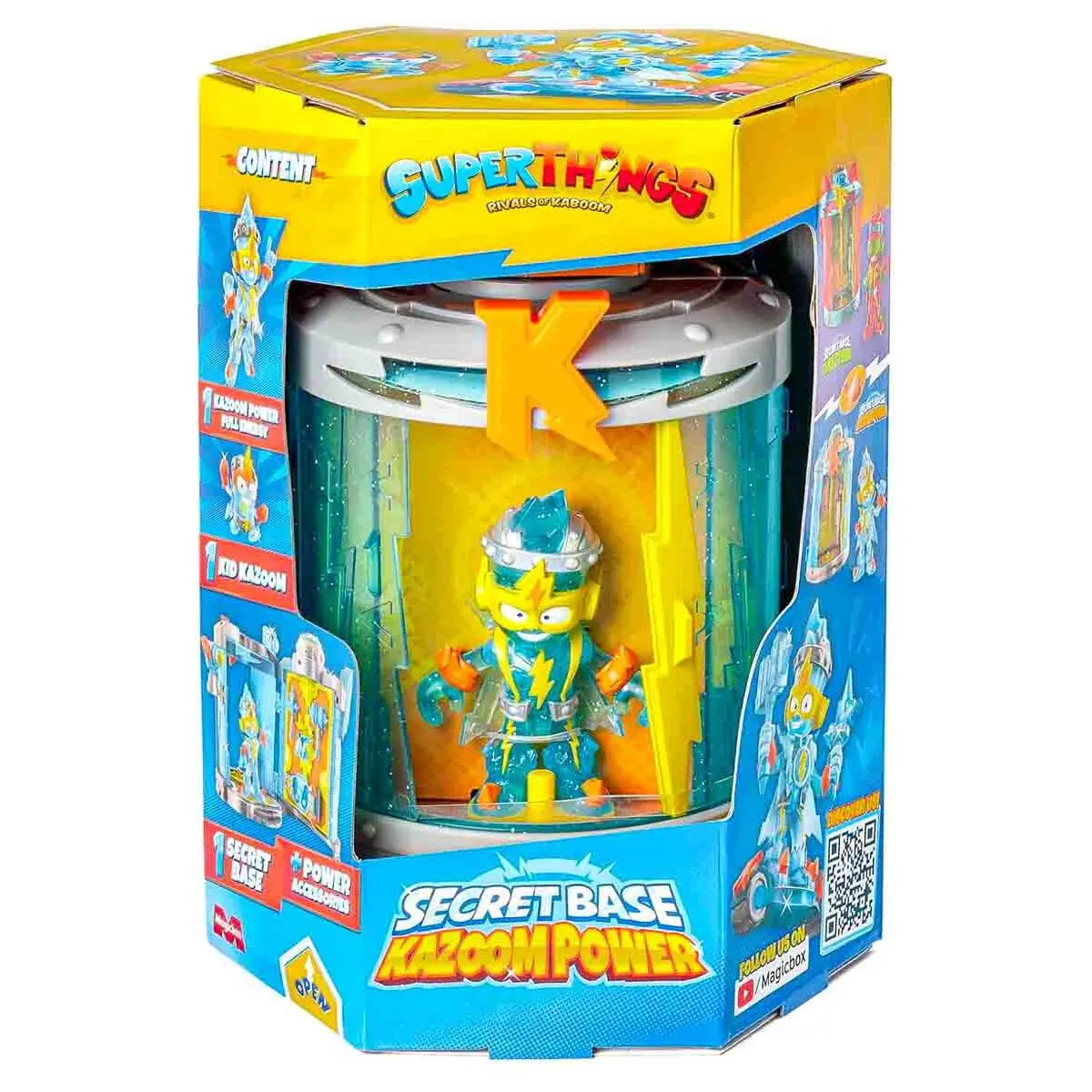 Superthings Rivals Of Kaboom: Secret Base Kazoom Power Playset 1